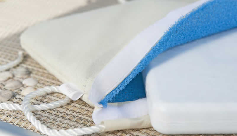 Cuscino Refrigerato aggancio con cima nautica pvc